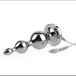 Electric Shock Metal Anal Plug