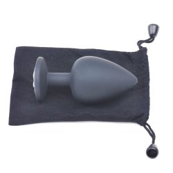 Anal Butt Plug med Farvet Sten