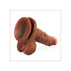 Realistic Dong Dildo hvid eller sort