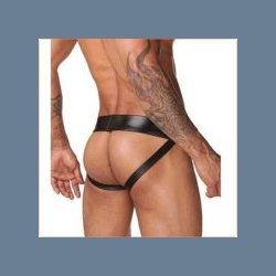 Sort Veganer Lder Numsels Trusse