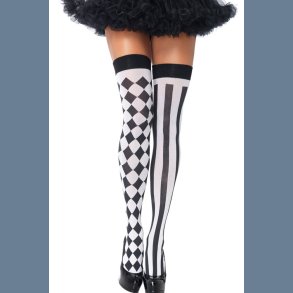 Dame Harlequin Selvsiddende Strmper