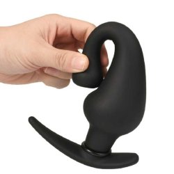 Silikone Oppustelig Analprop