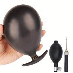 Oppustelig Silikone Anal Plug