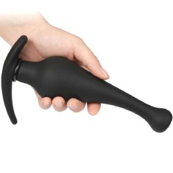 Silikone Oppustelig Analprop