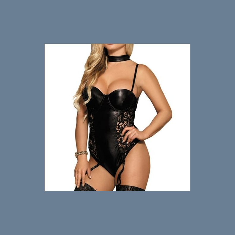 Sort Bodystocking 