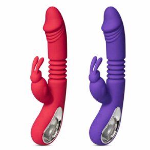 12-Speed Thrusting Rabbit Vibrator with Heating Function