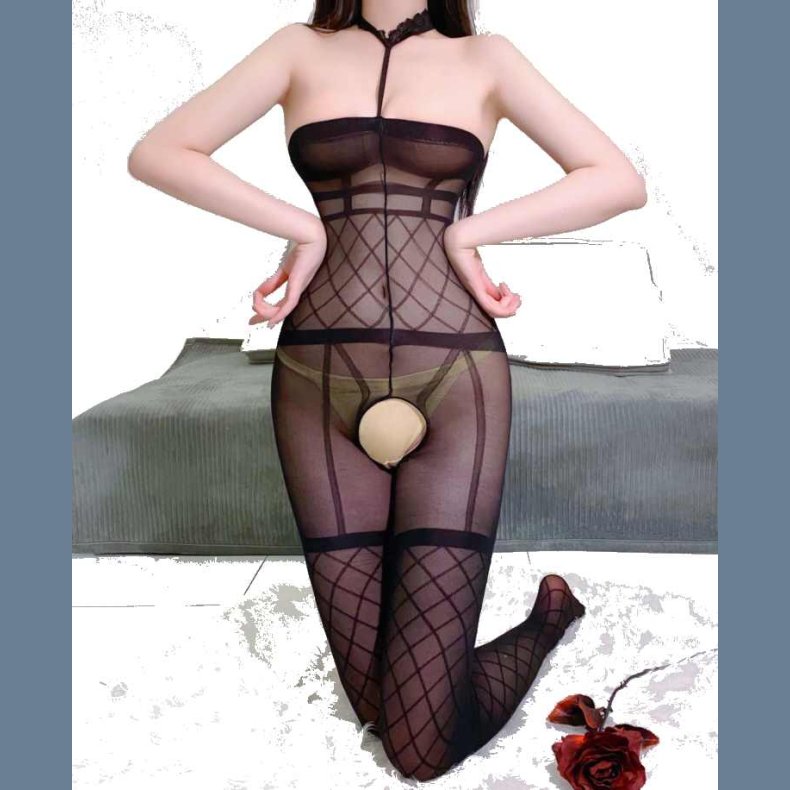 Tube Nglehul Bodystocking Lingeri 