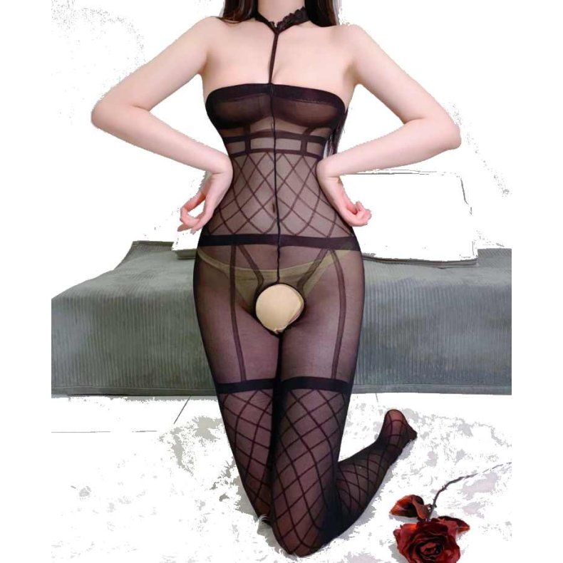 Tube Nglehul Bodystocking Lingeri 