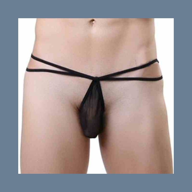 New Transparent Ribbon Panty For Men