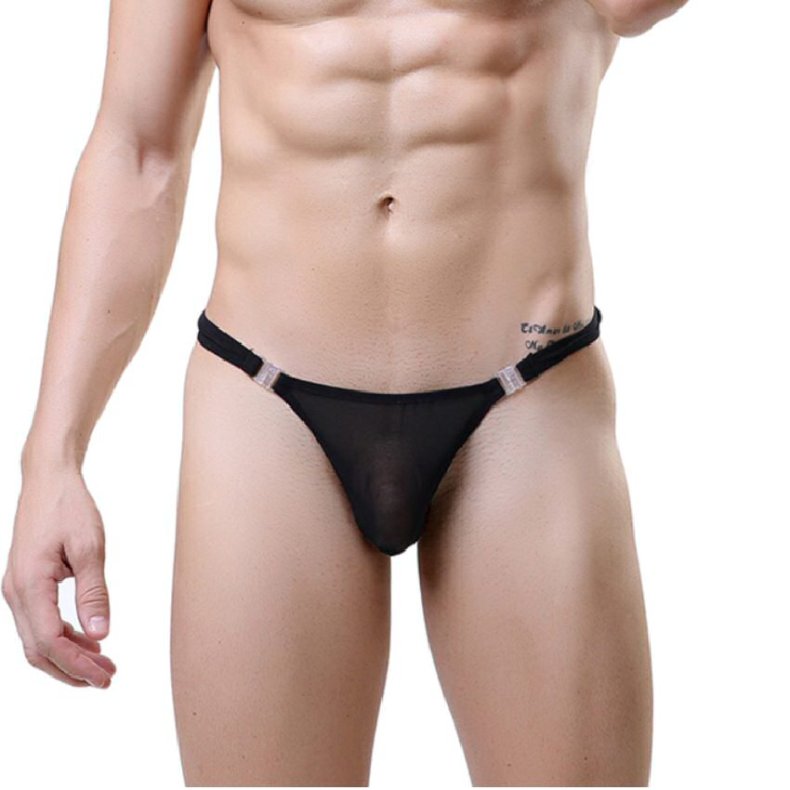 Ultrathin Men Panty With Front Buckles Underwear