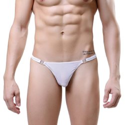 Ultrathin Men Panty With Front Buckles Underwear