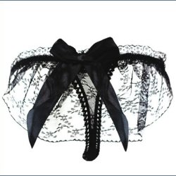 Transparent Floral Lace T-string