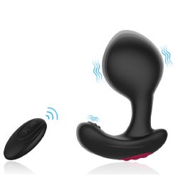 Oppustelig Vibrerende Anal Plug