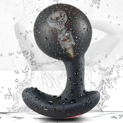 Oppustelig Vibrerende Anal Plug