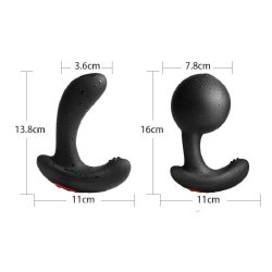 Oppustelig Vibrerende Anal Plug