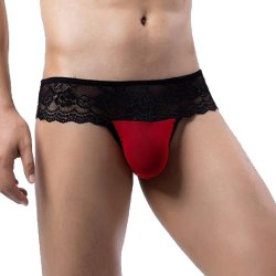 Men's Lace Thong