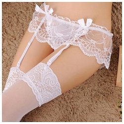 G-streng med Strmpeholder