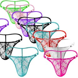 Lav Talje Blonde Mand G-Streng