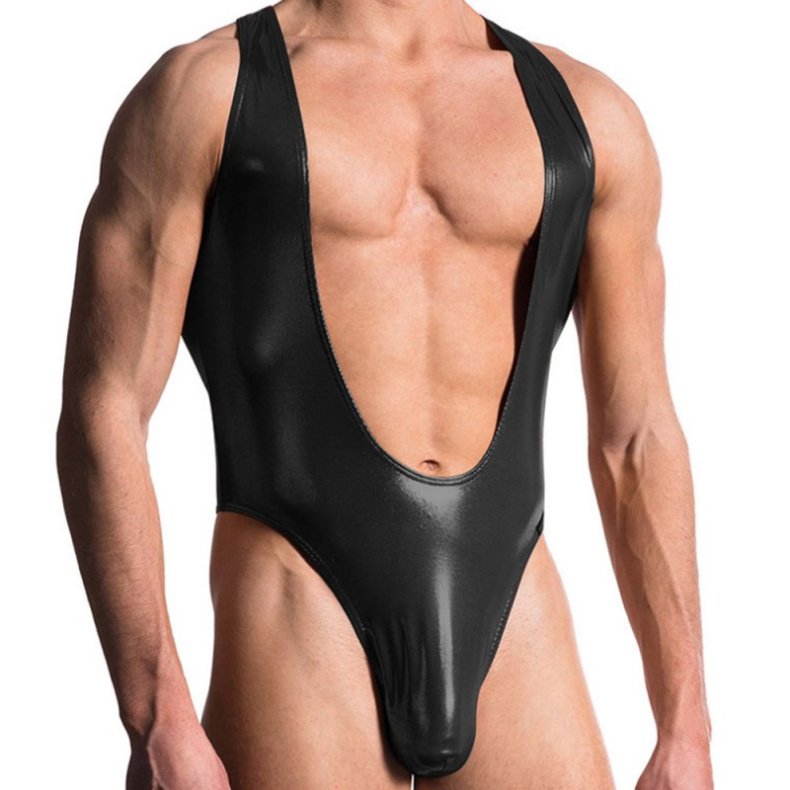 Halv-lngde Jumpsuit med Bar Bryst 