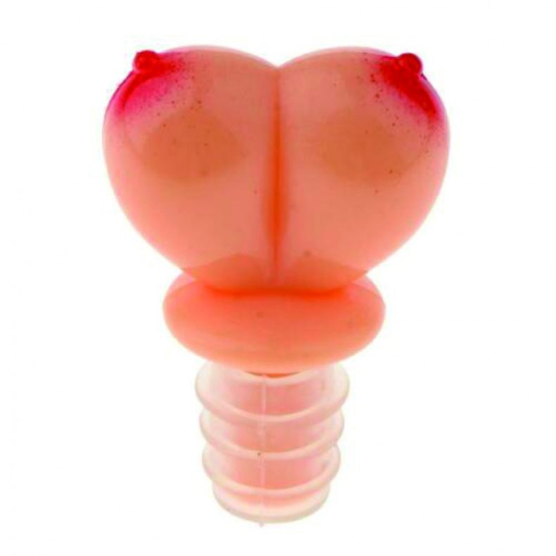 Boobie Wine Bottle Stopper