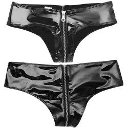 PU Sort Kvinde Lynls Trusse