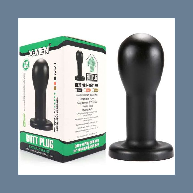 PVC Extra-girthy Anal Plug