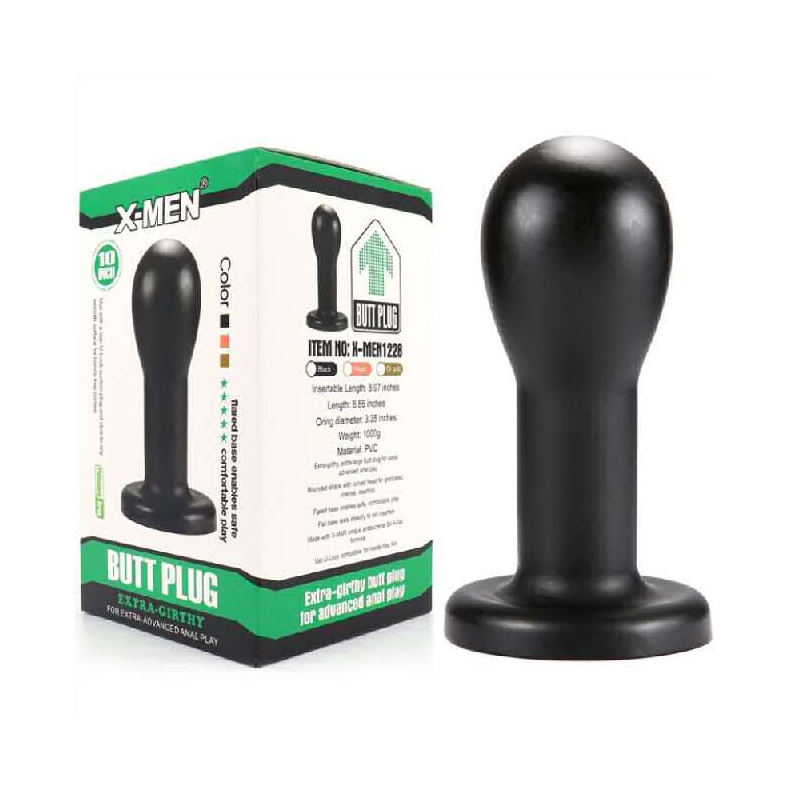 PVC Extra-girthy Anal Plug