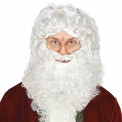 Julemandsskg Langt Hvidt