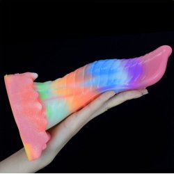 Luminous Regnbue Dildo 