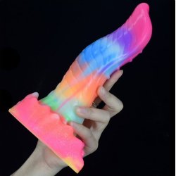 Luminous Regnbue Dildo 