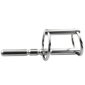 Grooved Cum Through Penis Plug