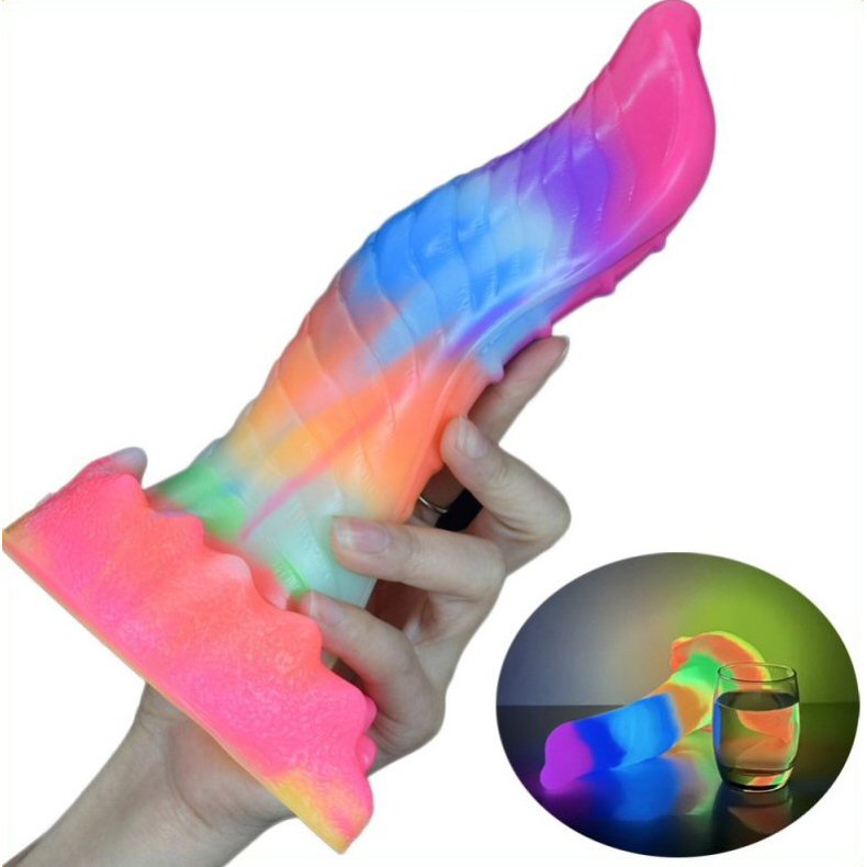 Luminous Regnbue Dildo 