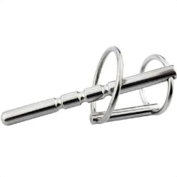 Grooved Cum Through Penis Plug