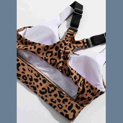 Leopard Sport Bra Pants Set