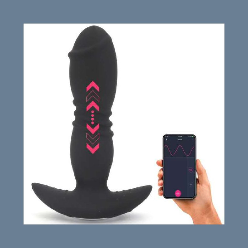 Thrusting Anal Dildo - APP Control