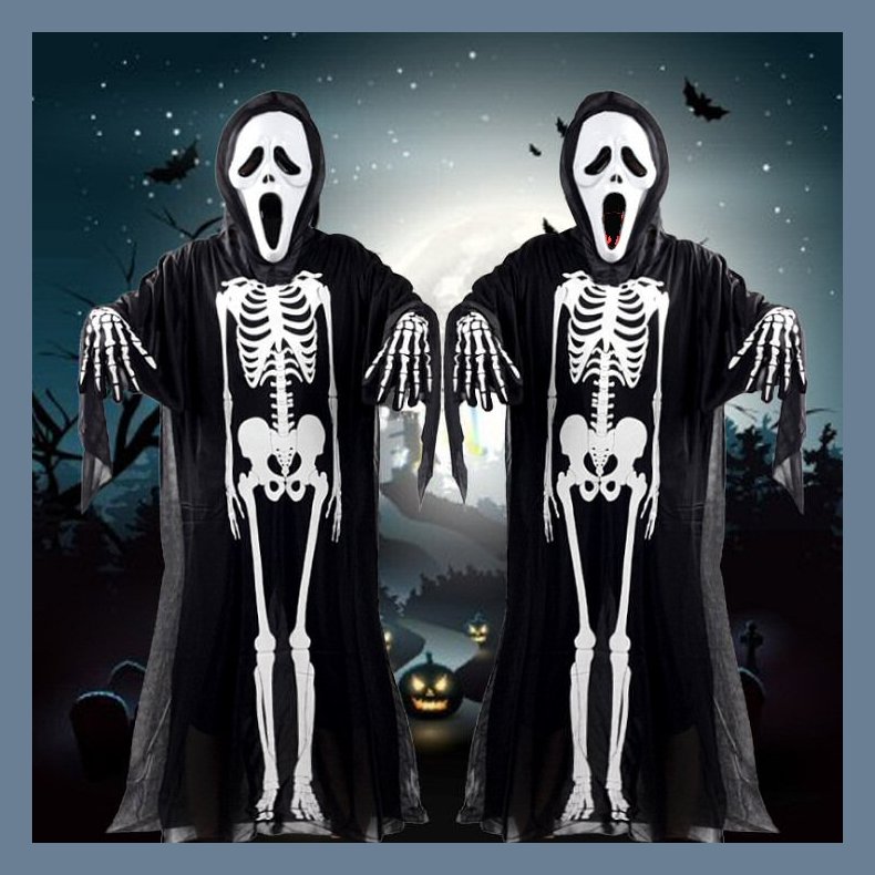 Halloween Skelet Spgelse