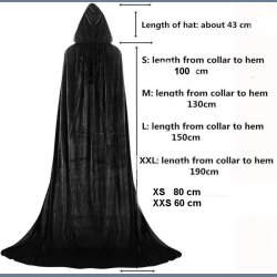 Sort Halloween Kappe