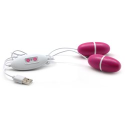 12-Speed USB Power Dual Vibrating Egg