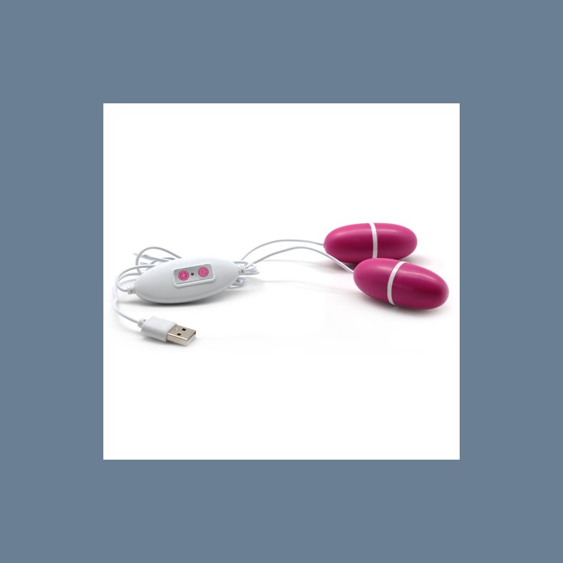 12-Speed USB Power Dual Vibrating Egg