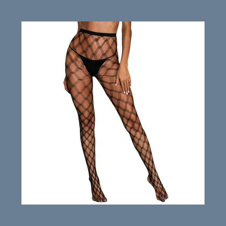 Sorte Net Mnster Strmpebukser