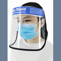 Transparent Protective Face Shield Mask Dust-Proof