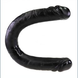 Sort Dobbelt Dildo X-MEN