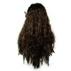 Polynesian Brown Hair Hawaiian Wig