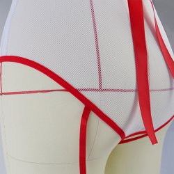 Sygeplejerske gennemsigtigt fiskenet 