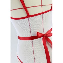 Sygeplejerske gennemsigtigt fiskenet 