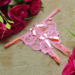 Floral Lace T-back G-string