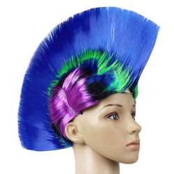 Punk Headdress Carnival Party Wig