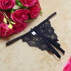 Floral Lace T-back G-string