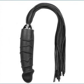 Silicone Dildo Anal Plug Med Bondage Pisk / Hale