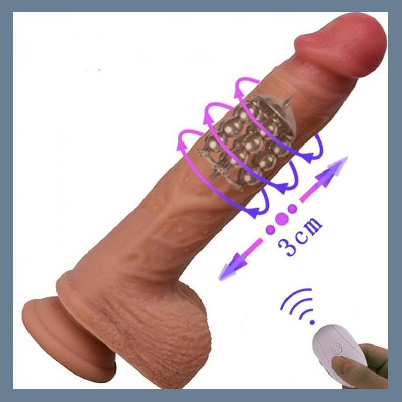 Stretch Vibrating Dildo